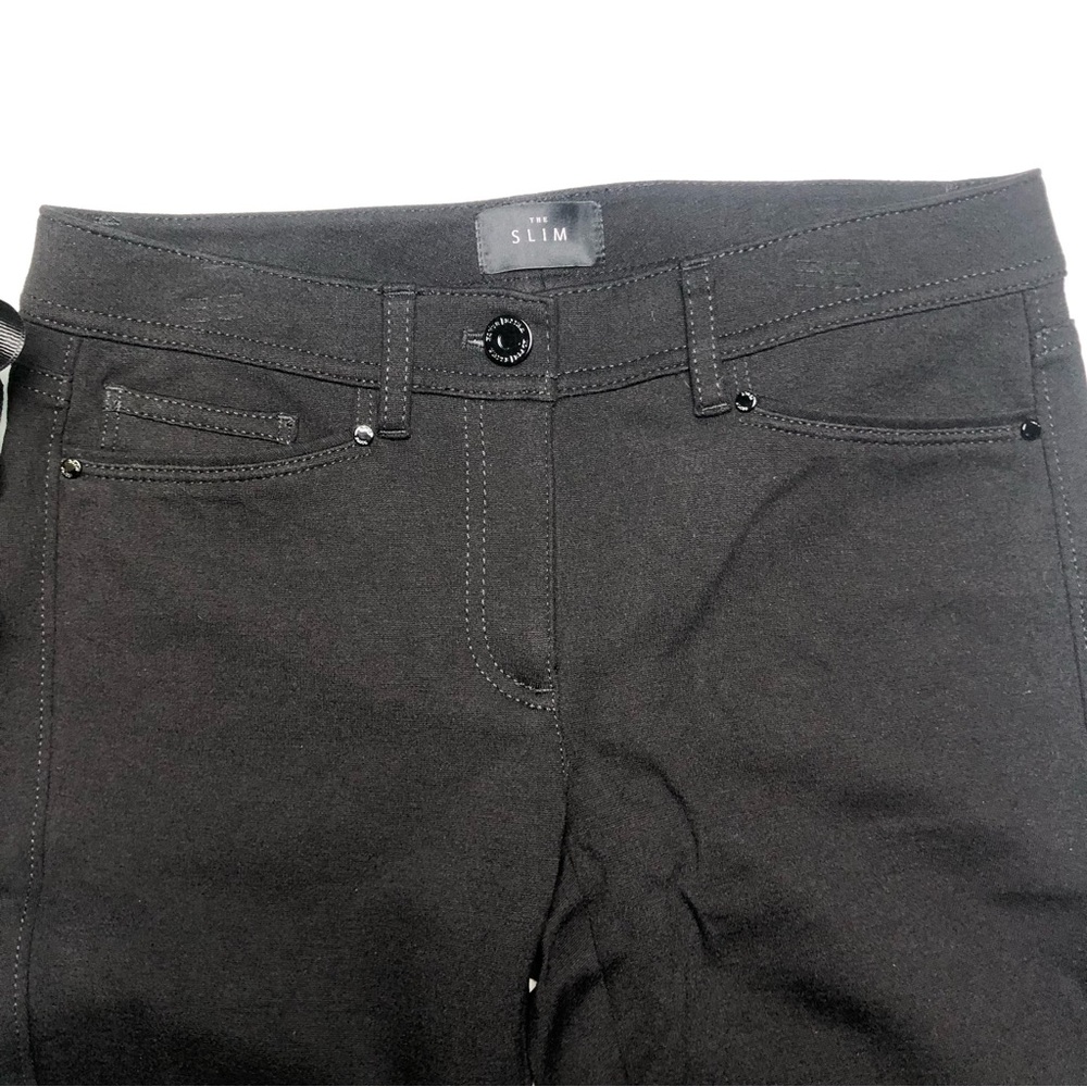 White House Black Market (WHBM) The Slim Ponte Pants Black - Picture 4 of 11
